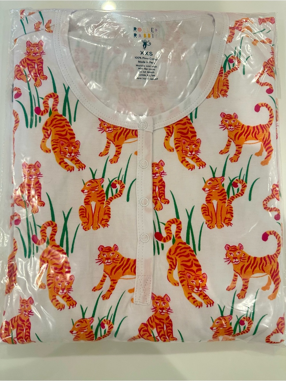 Roller Rabbit Teddy Tiger Polo Pajama Set